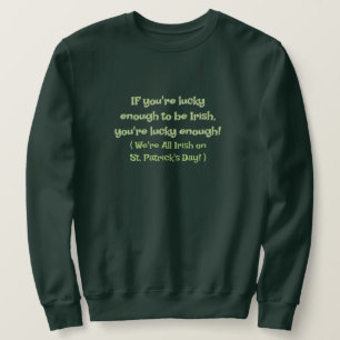 NOVELTY IRISH ARTITY ATTIRE/LUCKY WANT IRISH TRUI