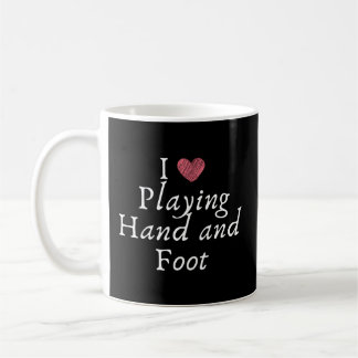 Novelty Love Pplay Hand and and Foot Card Game Koffiemok