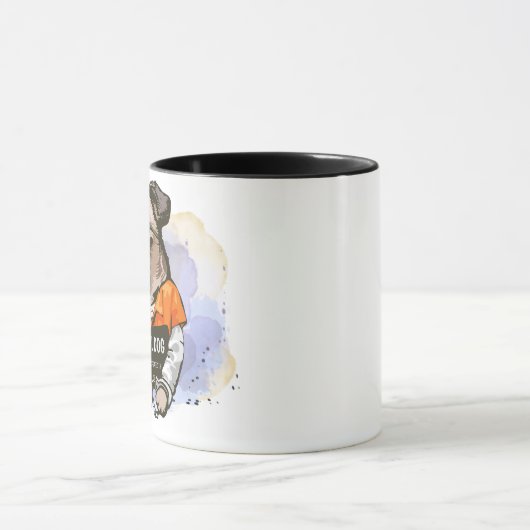 Novelty Puppy Mug Mok (Midden)