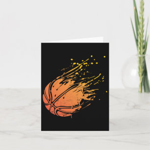 Novelty Silhouette Basketbal Gift Graphic voor bal Kaart