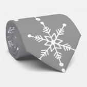 Novelty Snowflake Cravate de Noël. (Roulé)
