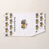Novelty Trois Bières Cartoon personnalisable (Serviette à main)