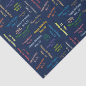 November, 12-jarig weefselboek tissuepapier (Detail)