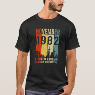 November 1982 40 jaar Geweldige T-shirt