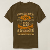 November 1999 23e verjaardag 23 jaar oud Gi T-shirt (Design voorkant)
