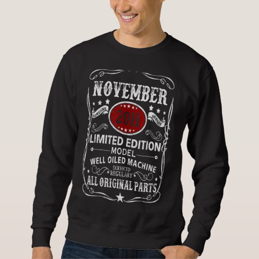 November 2011 Model Goed Geoliede Machine Trui (Voorkant)