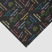 November, 24-jarig weefselboek tissuepapier (Detail)