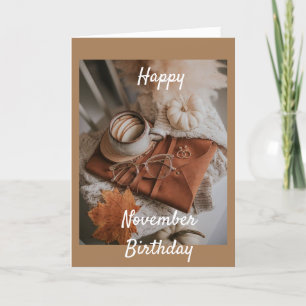 NOVEMBER *BIRTHDAY WISHES* DAUGTHER KAART