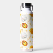 November Birthstone & Flower | Citrine & Chrysanth Waterfles (Voorkant)