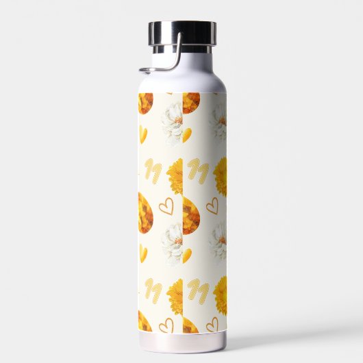 November Birthstone & Flower | Watercolor Waterfles (Rechts)