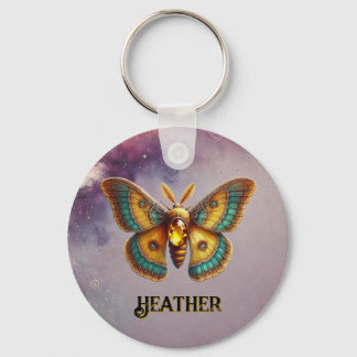 November Birthstone Sleutelhanger - Citrine Moth D