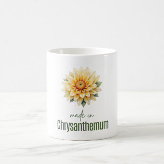 November Chrysanthemum Bloem Mok | Koffiekop