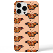 November Citrien Monarch Vlinder Patroon Ontwerp