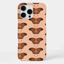 November Citrien Monarch Vlinder Patroon Ontwerp