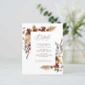 November Details Kaart (Staand voorkant)