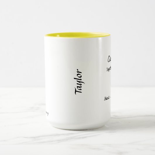 November Geboortebloem Chrysant en pioen Mok (Midden)