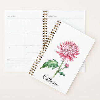November Geboortemaand Bloem Chrysanthemum Planner