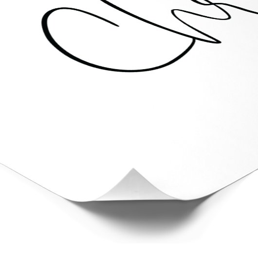 November Geboortemaand Chrysanthemum Bloem Perfect Poster (Hoek)