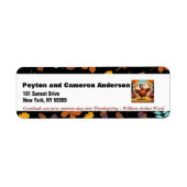 November Gepersonaliseerd Adres Etiket (Voorkant)