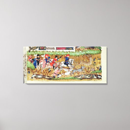 november; herenjacht canvas afdruk (Voorkant)