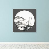 November in Jiangsu Canvas Afdruk (Insitu (Houten vloer))