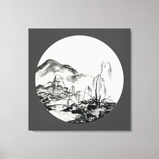 November in Jiangsu Canvas Afdruk (Voorkant)