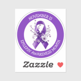 November is Epilepsy Awareness Month Sticker