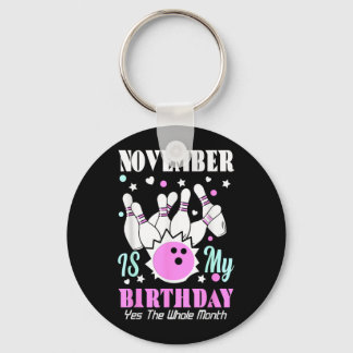 November Is Verjaardag De Hele Maand Grappig Sleutelhanger