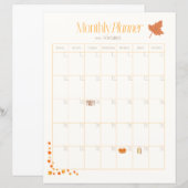 November Maandelijkse Planner (Voorkant / Achterkant)