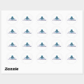 november ronde sticker (Vel)