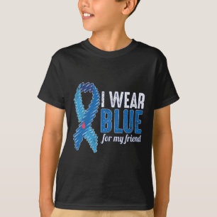 November T1D Bewustzijnslint Blauw voor Vriend Dia T-shirt