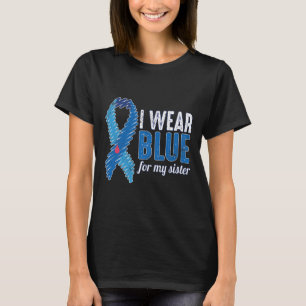 November T1D Bewustzijnslint Blauw voor Zuster Dia T-shirt