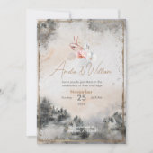 November Wedding Invitation (Devant)