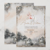 November Wedding Invitation (Devant / Derrière)