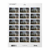 November zonsondergang etiket (Full Sheet)