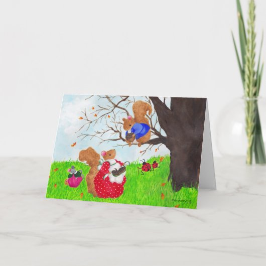 novemberkaart feestdagen kaart (Voorkant)