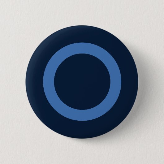 Novembro Azul | Blue November Ronde Button 5,7 Cm (Voorkant)