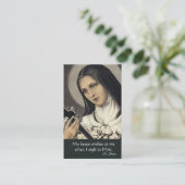 Novena Carte Sainte de Saint Thérèse la Petite Fle (Debout devant)