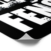 Nover Unders Tijgt een meisje dat van het hekken h Poster (Hoek)