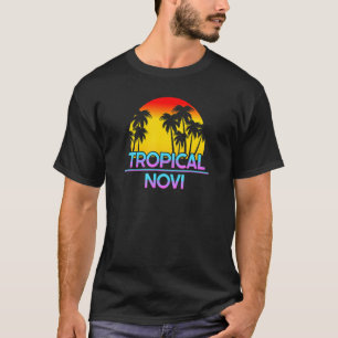 Novi Michigan Funny Ironic Weather T-shirt