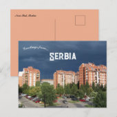 Novi Sad Servië Briefkaart (Voorkant / Achterkant)