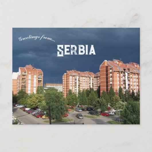 Novi Sad Servië Briefkaart (Voorkant)