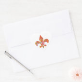 NOVINO Fleur-de-Lis Hart Sticker (Envelop)