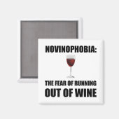 Novinofobie Wijn Magneet (Voorkant / Achterkant)