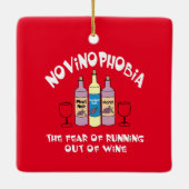 Novinophobia Flessen Keramisch Ornament (Achterkant)