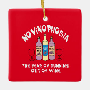 Novinophobia Flessen Keramisch Ornament