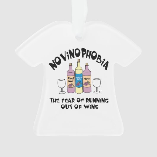 Novinophobia Flessen Ornament (voorkant)