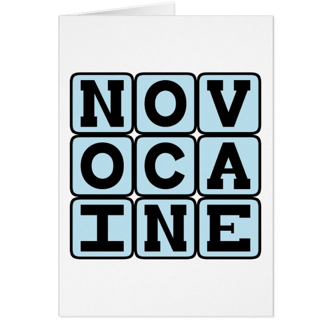 Novocaine, Anesthésie dentaire (Devant)