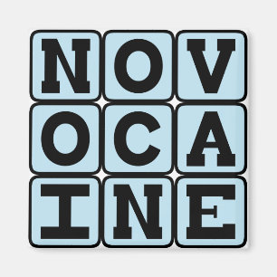 Novocaïne, tandheelkundig anestheticum magneet