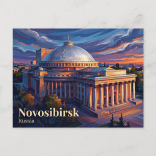 Novosibirsk Opera- en Ballet Theater Rusland Briefkaart